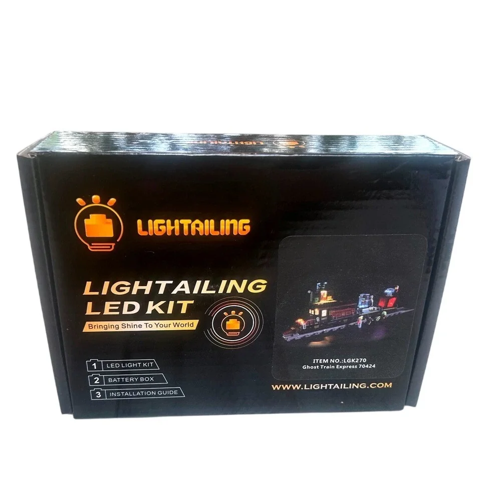 LIGHTAILING LED Light Kit for Ghost Train Express‎ 70424 Building Blocks
